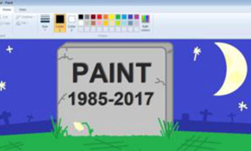 Microsoft Anuncia o fim do programa Paint