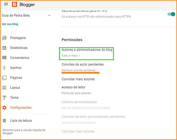 3 - Covite aceito Blogger
